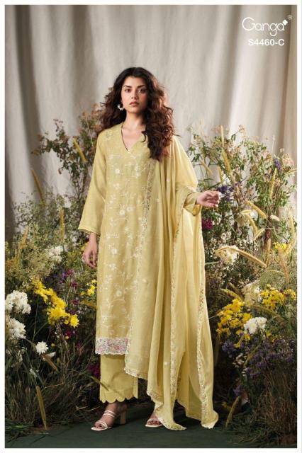 Ganga aivy 4460 Wholesale dress materials suppliers in Delhi